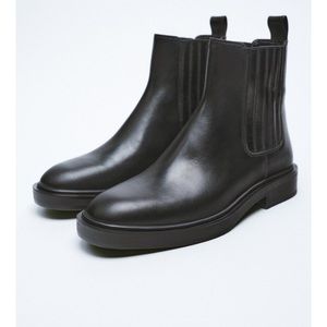 Zara Low Heel Ankle Boots